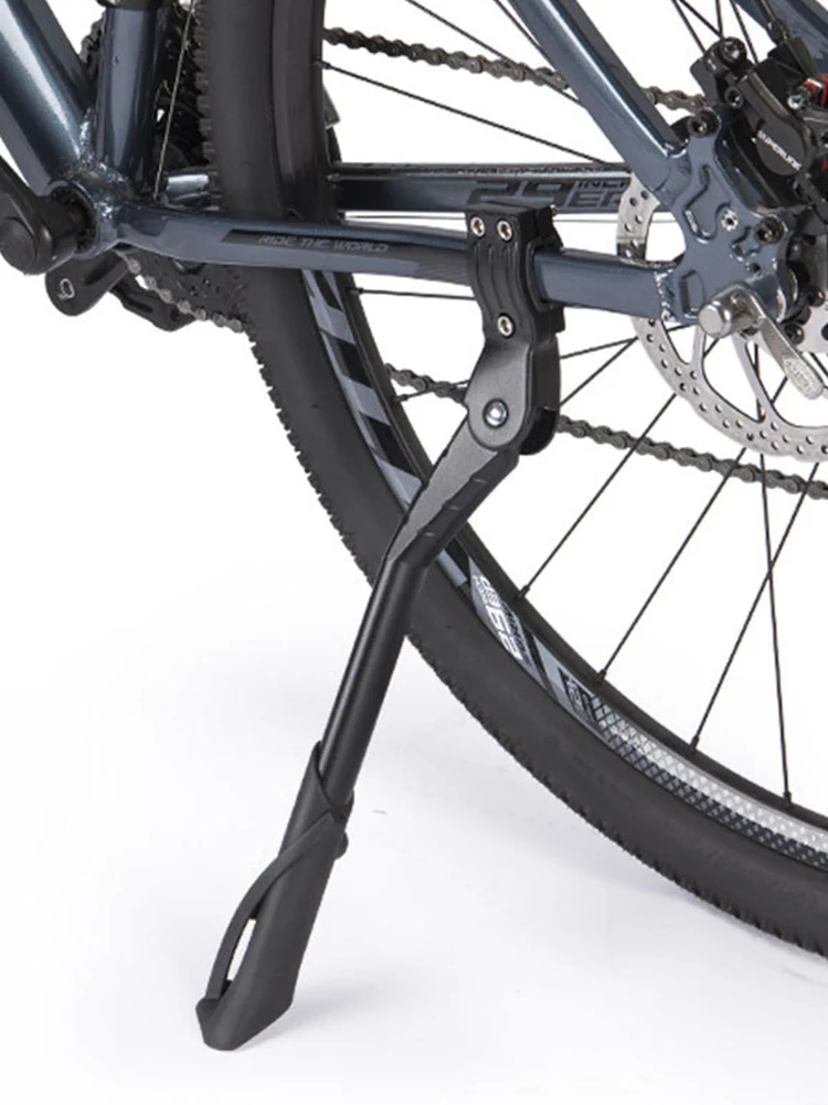 

Adjustable Bike Kickstand MTB Parking Rack Support Aluminium Alloy Bicycle Side Footrest Bike Kick Stand Foot Brace 24-29 Inch