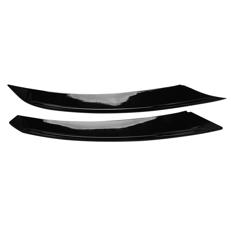 4 шт. глянцевая черная автомобильная передняя противотуманная фара решетка