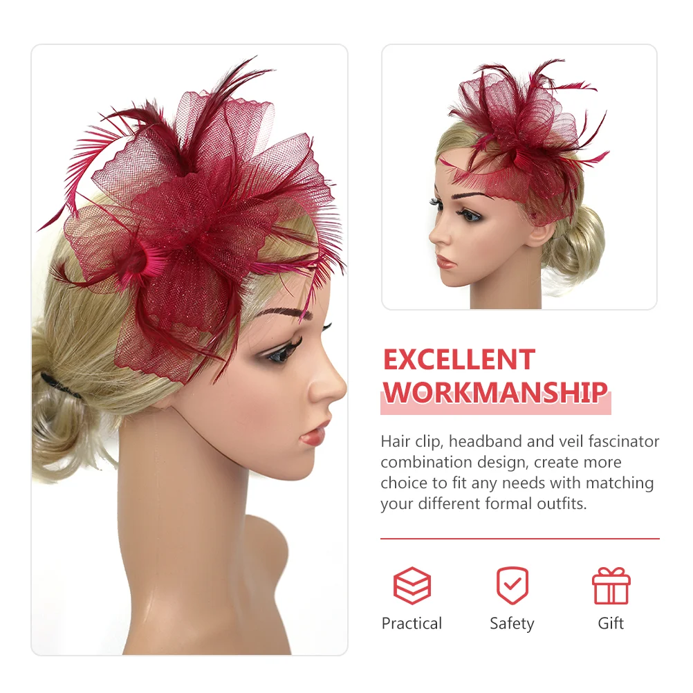 Сетчатая шляпа для чаепития чародеи шапки женщин повязка на голову заводских