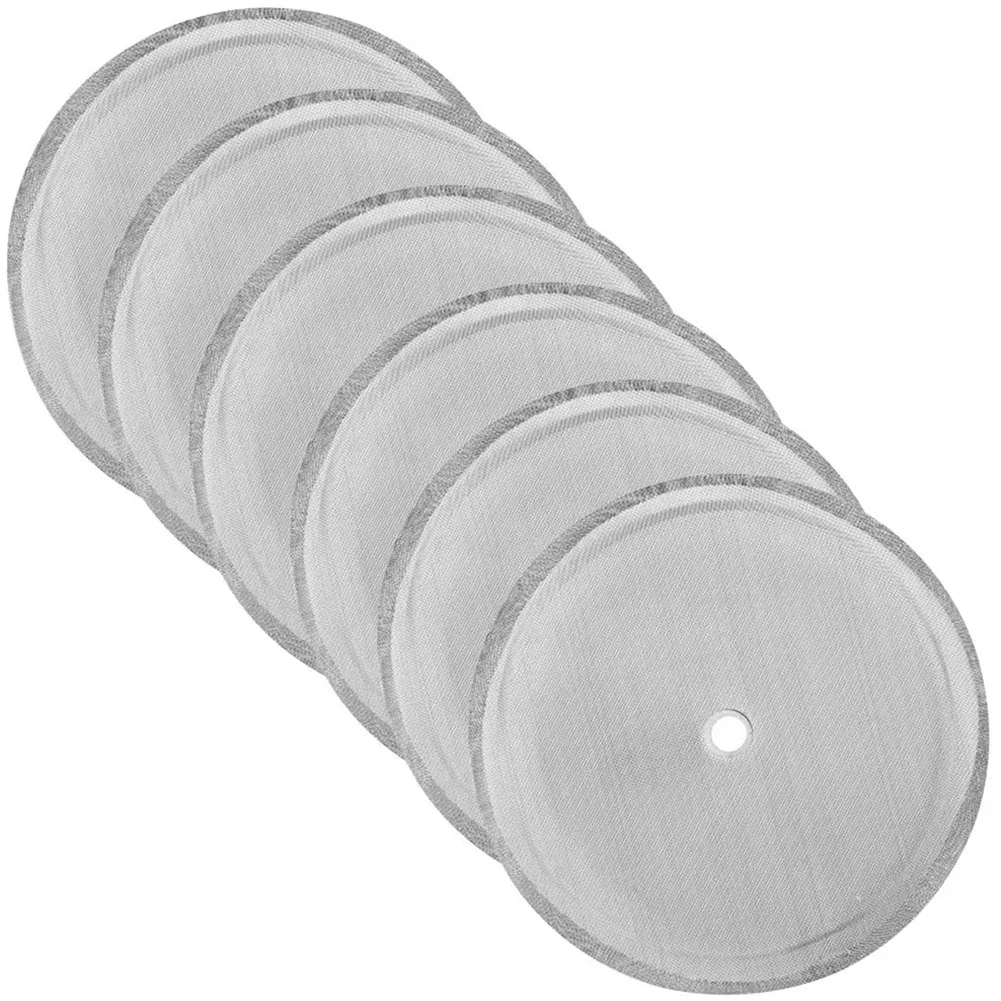 Replacement Filters Mesh Screen Coffee Press Filters-includes Metal Center Ring Reusable Stainless Steel Mesh Re