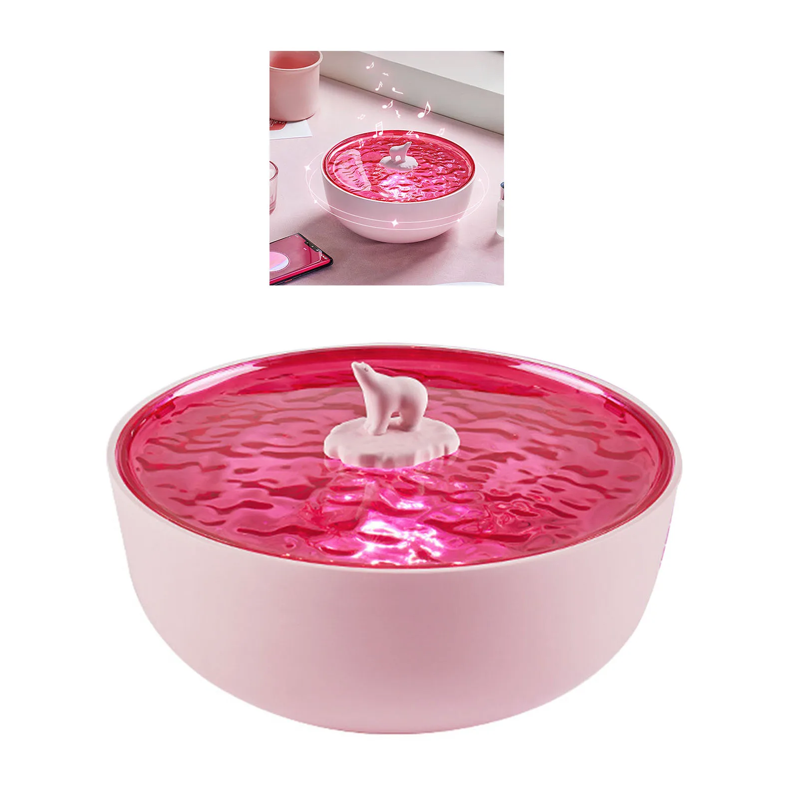 4 в 1 белый шум Bluetooth-динамик океанская волна проектор лампа беспроводной динамик