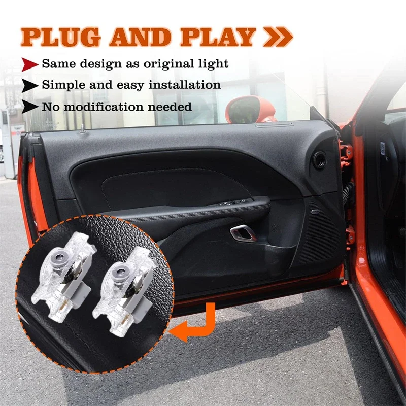 Светодиодная автомобильная лампа Ghost Door Light Logo Дверная для AE86 GT86 FT86 Добро