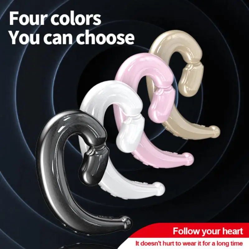 

Bluetooth 5.2 Bone Conduction Concept Unilateral Hanging Headphones Wireless Earphone Stereo Headset Sports Headphone Business