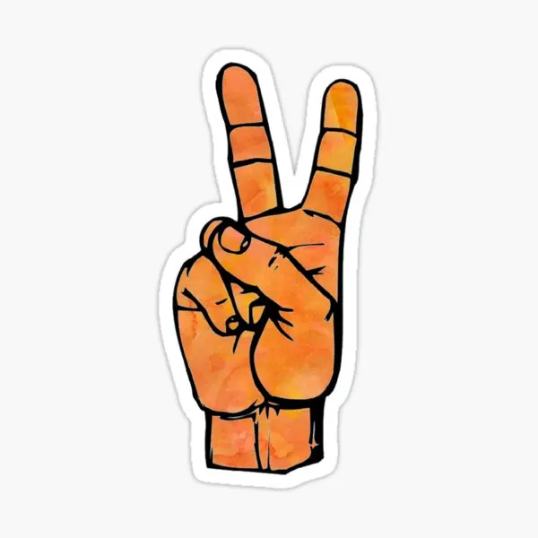 

Peace Out 5PCS Car Stickers for Luggage Anime Decor Window Funny Fridge Living Room Laptop Kid Wall Art Bumper Room Motorcycle
