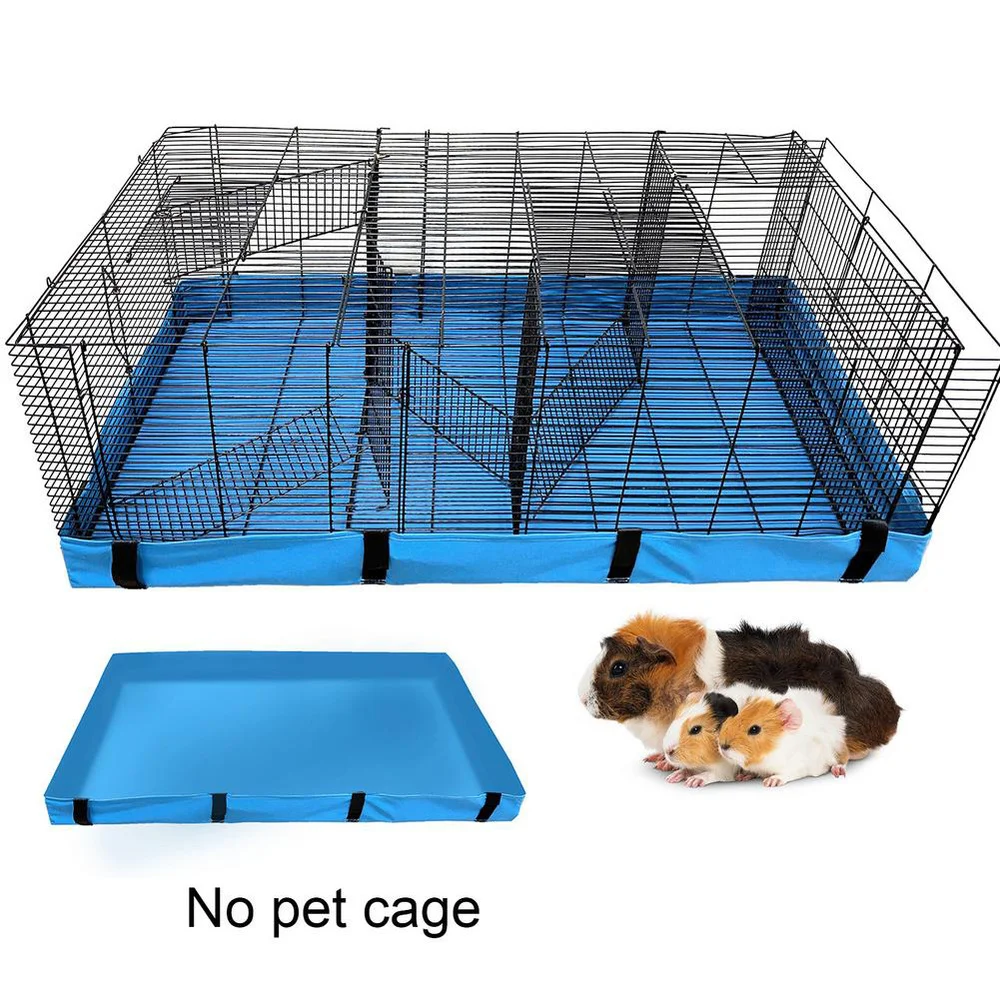 

Small Pet Cage Bottom Cover PVC Waterproof Oxford Cloth Washable Durable Small Rabbit Hamster Cage Removable Anti-dirty Pad