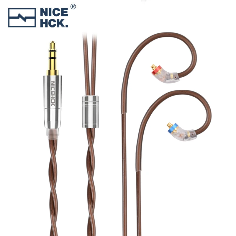 

NiceHCK CafeFlag 6N Litz Silver Plated OCC Furukawa OFC Mixed Earphone Cable 3.5/2.5/4.4mm MMCX/0.78mm/QDC SE846 SE535 HiFi Cord