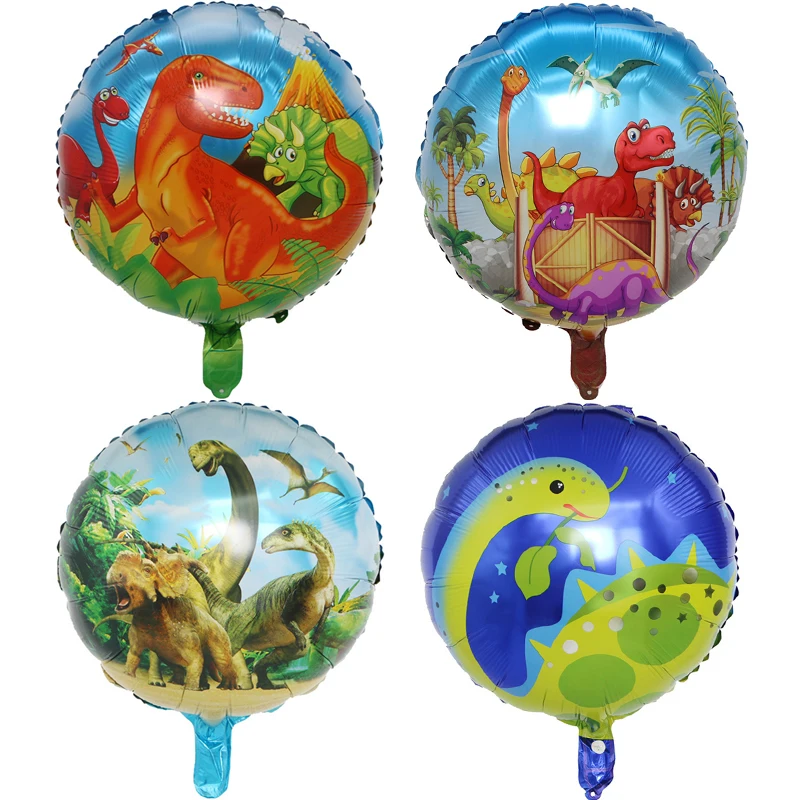 

5pcs Dinosaur Party Foil Balloons Helium Globos Dinosaur Birthday Party Decorations Kids Jungle Animals Party Ballons Supplies