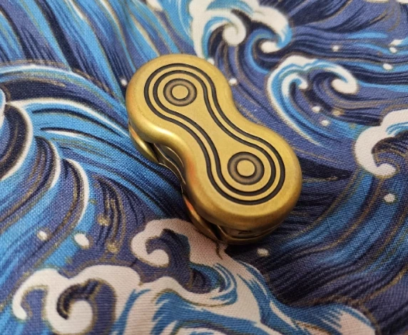 Жесткая мужская пластина для талии EDC из латуни