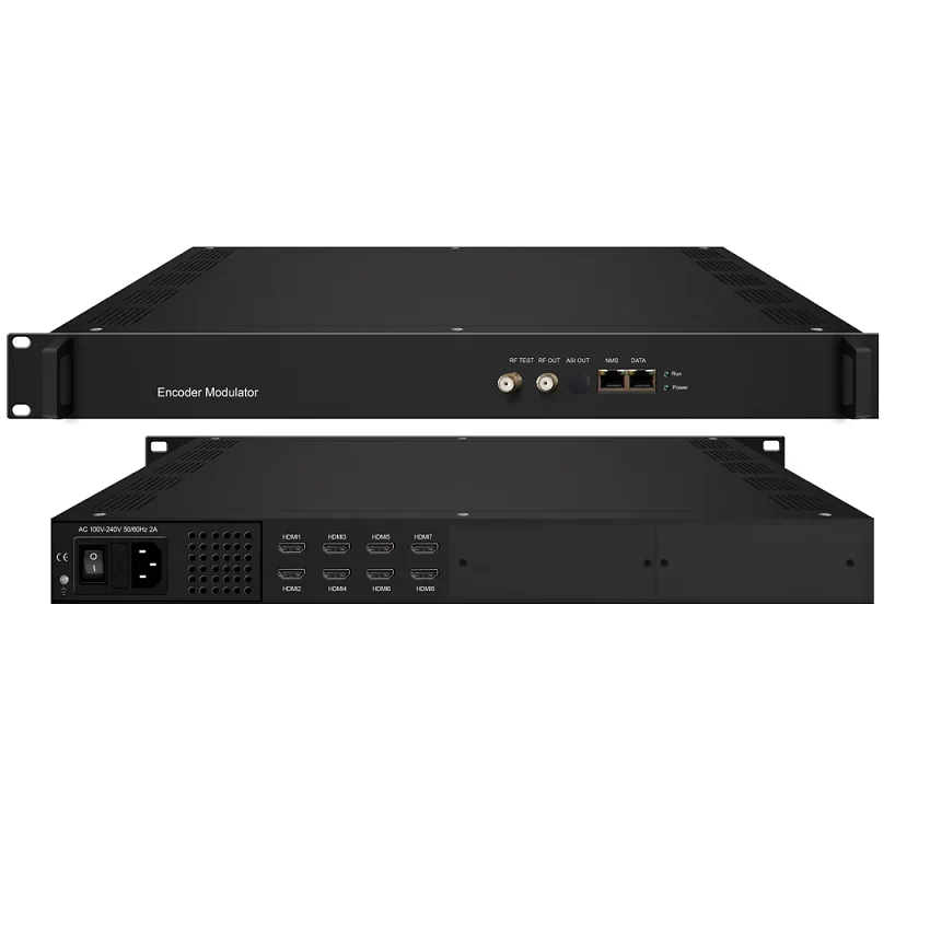 YT 3528S 8-ПОРТОВЫЙ HD MI INPUT Высокопрофильный dvb c dvbt isdbt DTMB модулятор энкодера