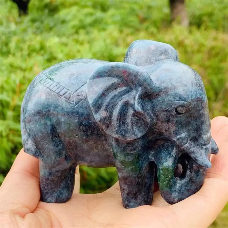 

Хрустальный резервуар с сапфиром и слоном 1 шт.