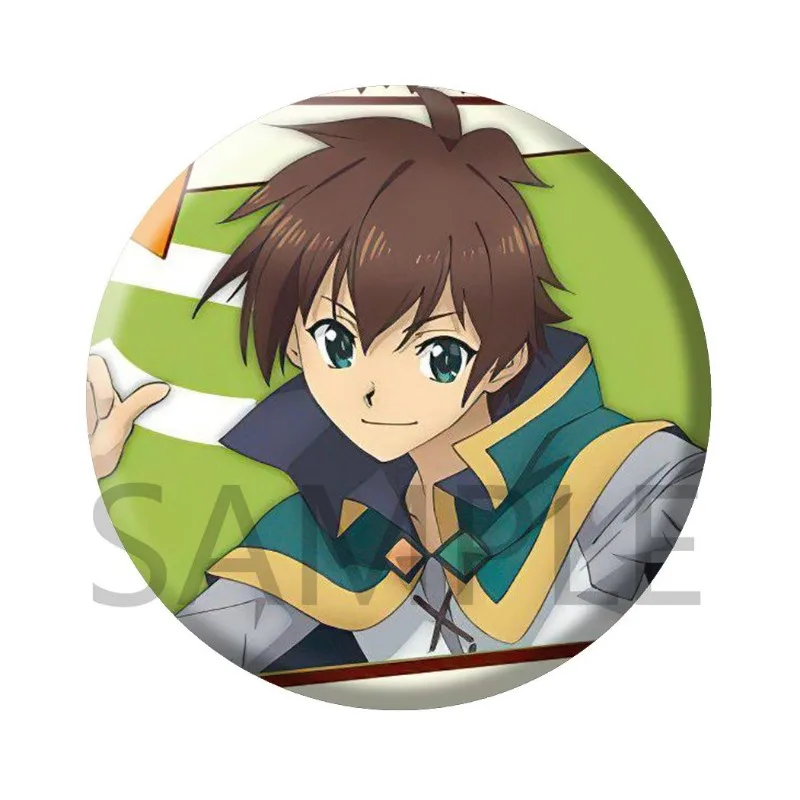 Женская Брошь KonoSuba значки мужские эмалированные булавки начальная Мода подвеска