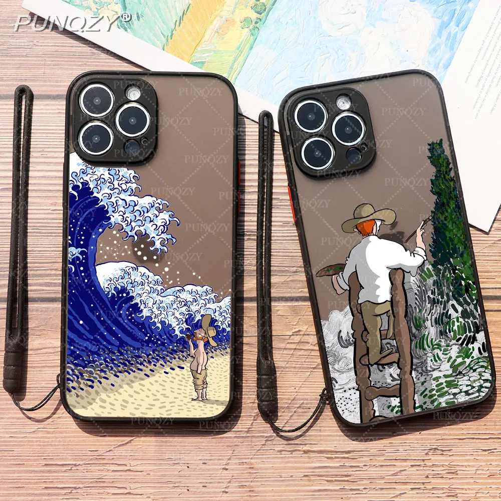 

Funny Summer painted art phone Case For Samsung S21 FE A53 S20 FE S10 S22 Plus A52 A12 A51 A72 Hard PC Case For For Galaxy A13