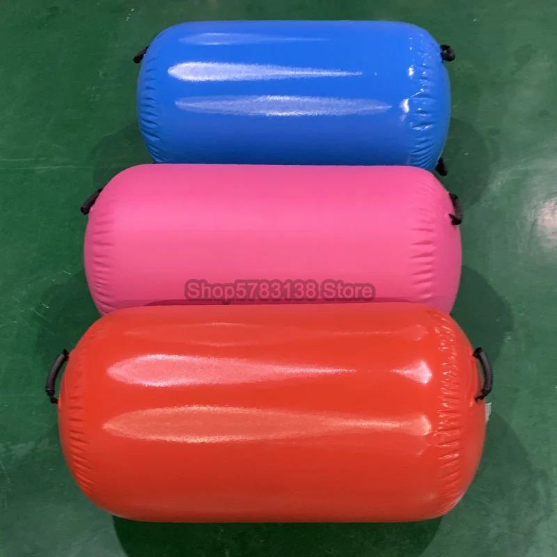 100*60cm Fitness Training Inflatable Air Barrel Gymnastics Roller ir Tumble Roll For gym,Inflatable Gymnastics Air Barrel