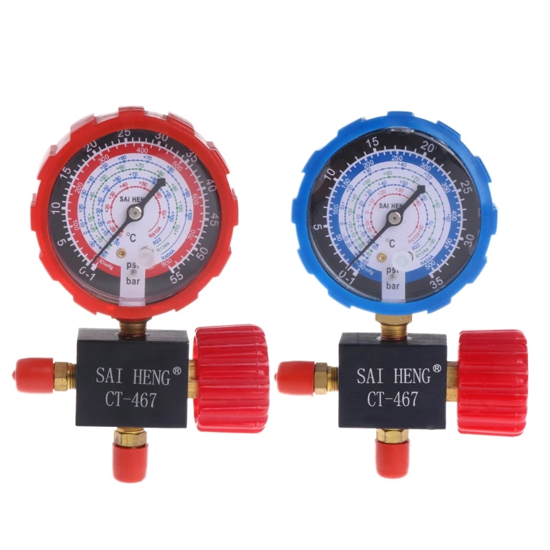 

Refrigerant Manifold Gauge Alloy Manometer for VALVE Pressures Gauge Conditione