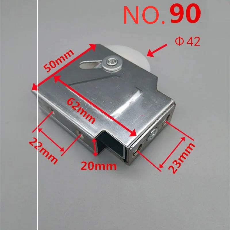 Дверные и оконные роликовые ролики из алюминиевого сплава для раздвижных дверей и окон, нейлоновые ролики шкафа, фурнитура для шкафов и мебели.