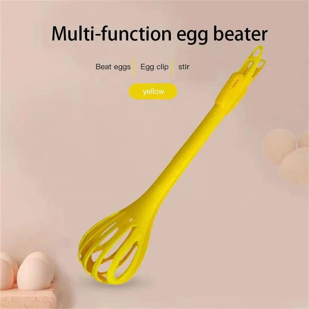 

New Multi-functional Three-in-one Egg Beater Food Clip Noodle Clip Baking Tool Egg Mixing Stick Manual Egg Beater