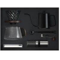 v60 coffee set ceramic coffee grinder dripper filter kettle travel bag gift kit barista tools espresso coffee maker gift set