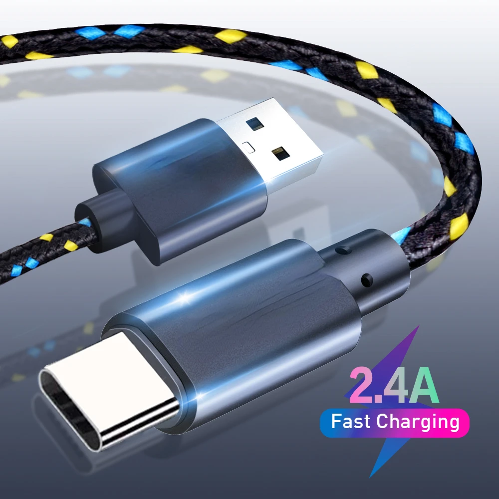 

Hot Sales for Samsung S21 9 Mobile Phone Type-c USB-C Cables USB Type C Cable Nylon Fast Charging Data Cord