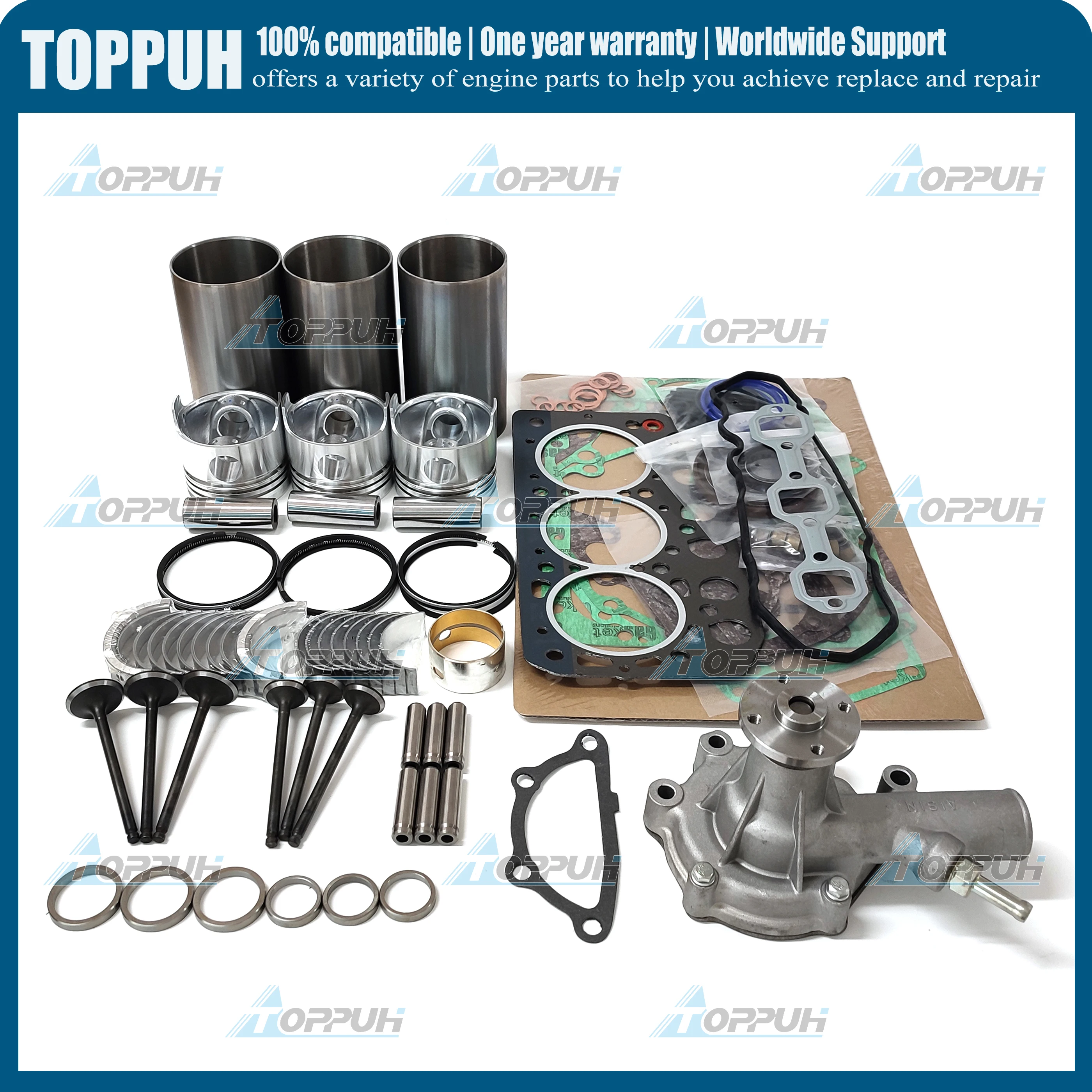 Комплект для восстановления двигателя S3L S3L2 комплект вкладышей водяного насоса