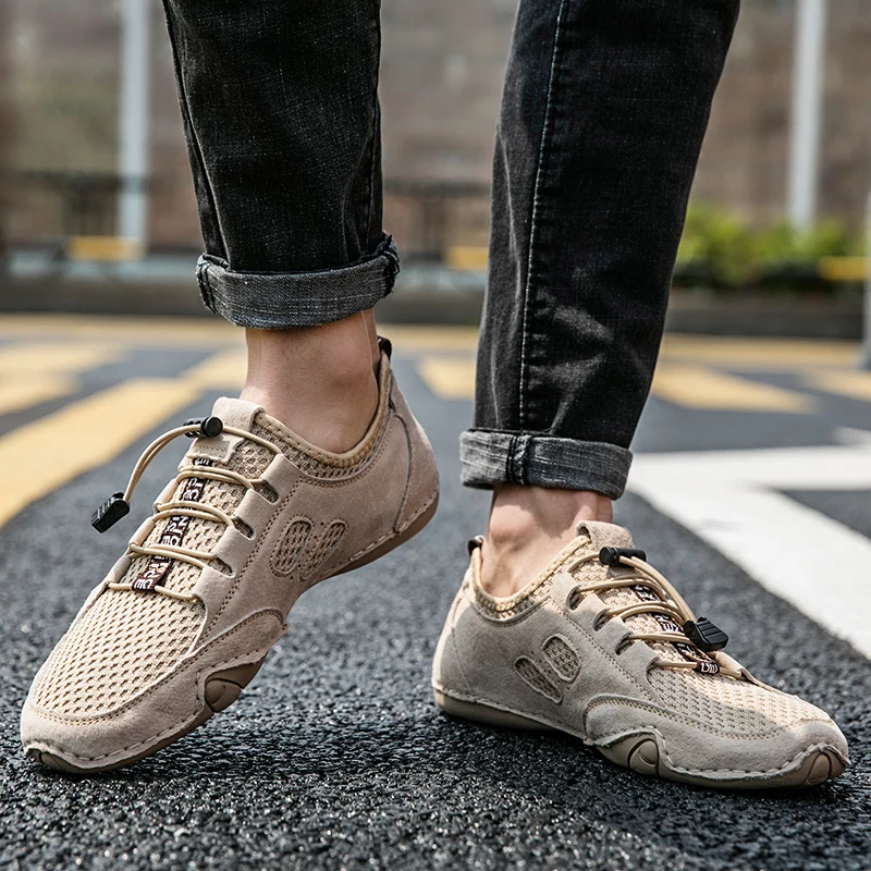 

Breathable Casual Men Shoes New Spring/Summer Men's Leather Driving slip-on Outdoor Shoes sports shoes S9780-S9788 Morliron