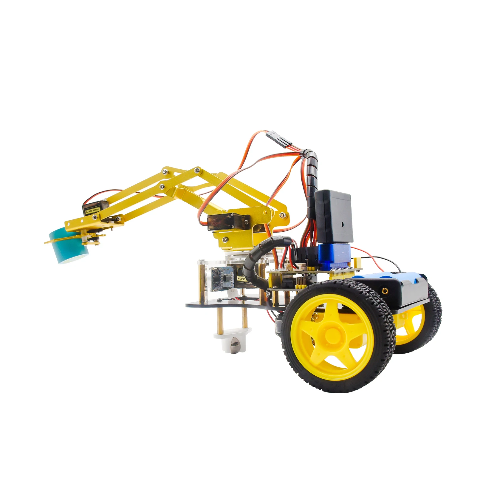 Заводская поставка 4DOF Механический робот-манипулятор Автомобильный комплект