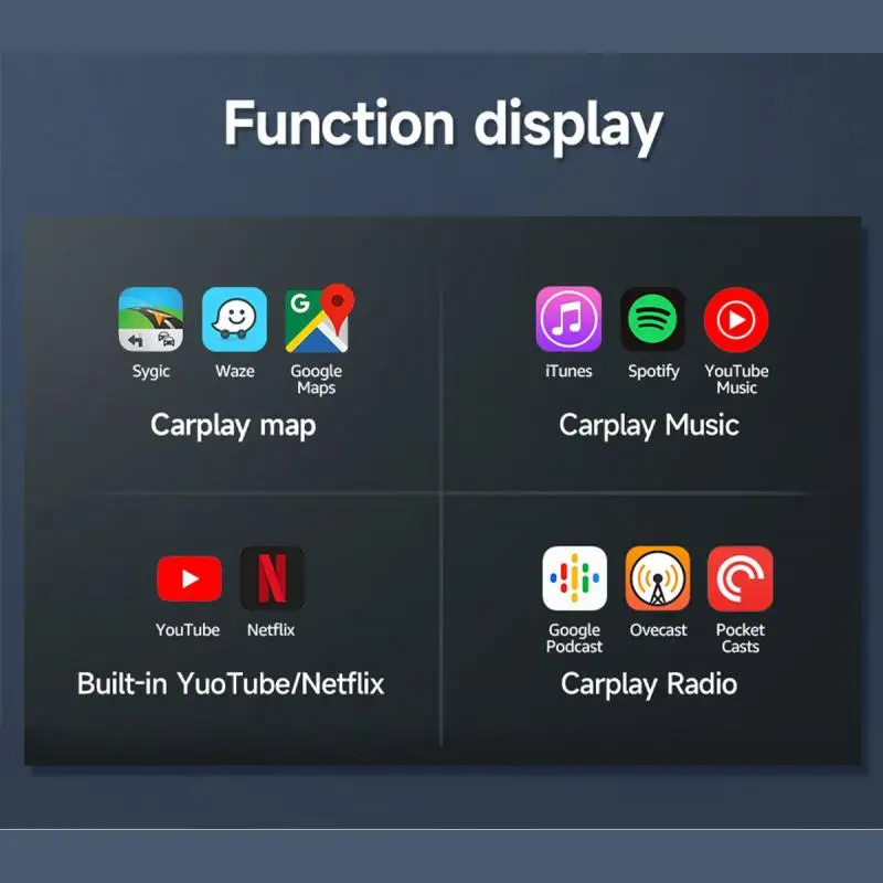 Фото 3 в 1, беспроводной CarPlay Android Auto Dongle, универсальный Plug & Play Mini AI Box, Android TV, Bluetooth-адаптер для автомобиля KowanKit 2026 №2