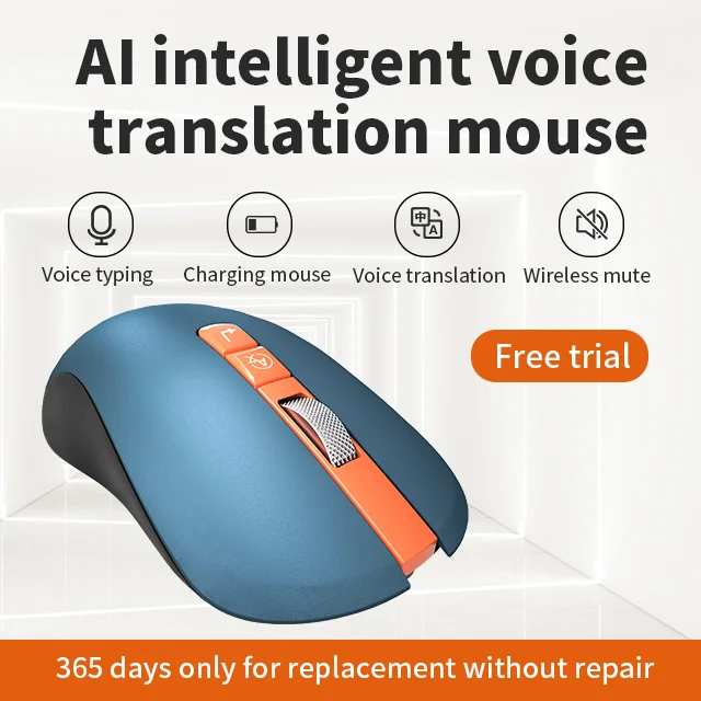 

Новая трендовая интеллектуальная мышь с переходом ИИ с голосовым вводом мышь с голосовым поиском Многоязычная мышь