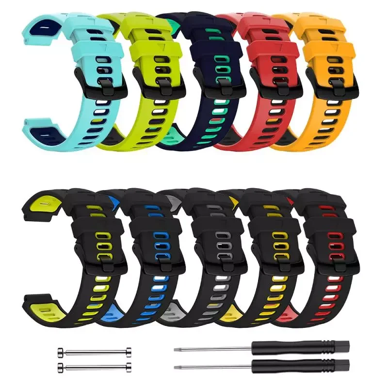 

Replacement Watch Band Silicone Strap Bracelet For Garmin Forerunner 735XT Wristband For Garmin Forerunner 230 / 235 / 220 / 620
