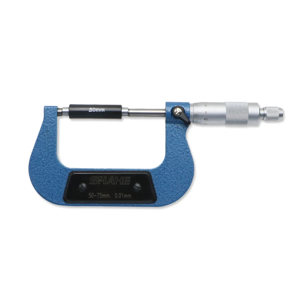 Фото Shahe Outside Micrometer Metric Micrometer Caliper Gauge 0.01 Mm Precision Vernier Caliper Measuring Tools №2