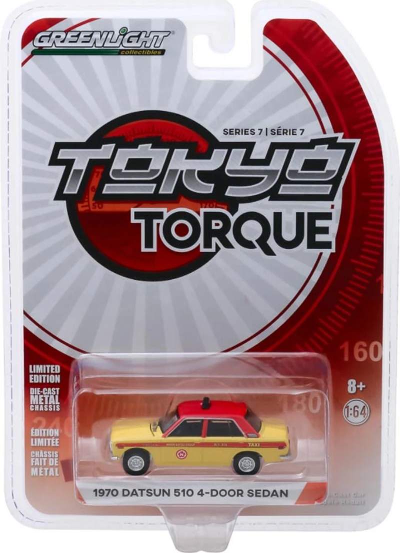 

1:64 1970 Datsun 510 4-DOOR SEDAN High Simulation Diecast Car Metal Alloy Model Car kids toys collection gifts W809