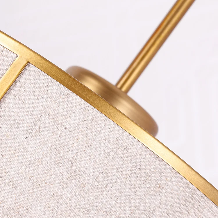 Новые круглые тканевые подвесные светильники в китайском стиле, прикроватные светильники для спальни, ресторана, коридора, гостиной, подвесные светильники, светильники