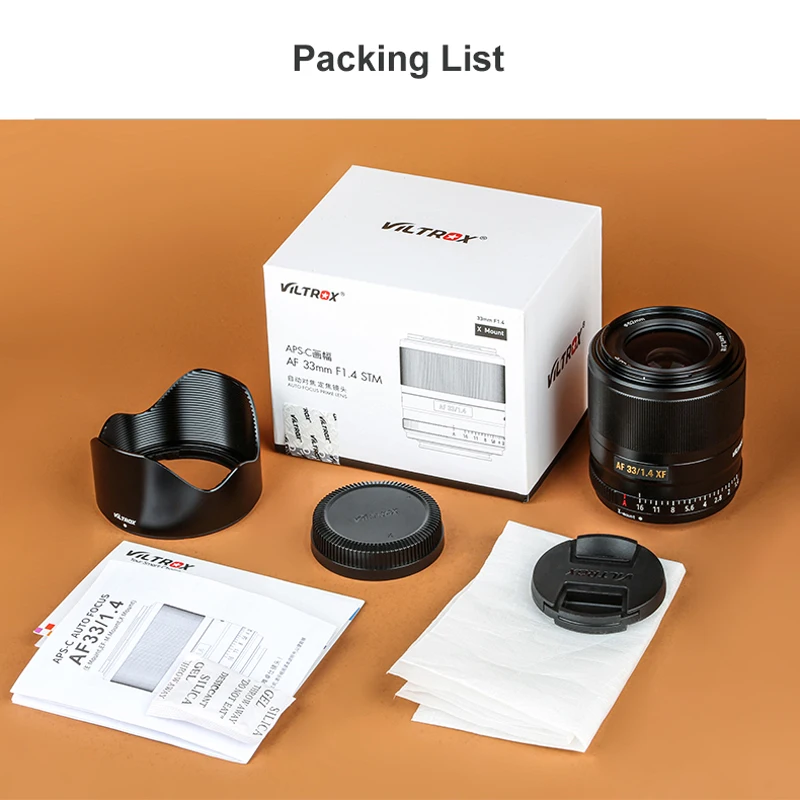 Viltrox 33mm f1.4 STM Camera Lens Auto Focus Portrait APS-C For Fuji X Mount X-T3 X20 X-T30 X-T20 X-T100 X-Pro2 New |