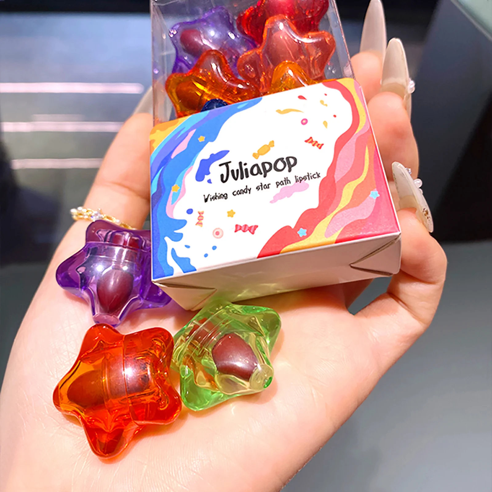 

Colorful Mini Star Candy Velvet Lipstick 9 Colors Matte Makeup Set Silky Touch Waterproof Moisturizing Long Lasting Lipstick