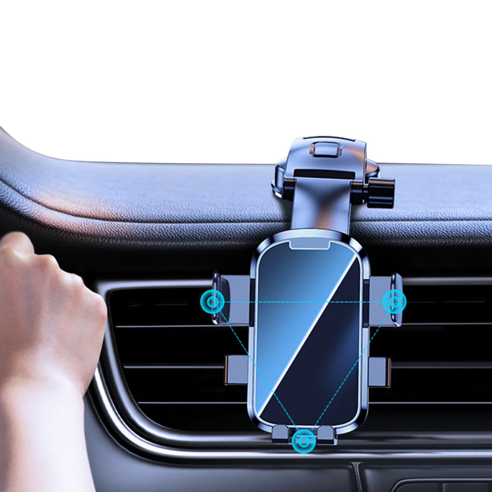 

Car Phone Suction Mount | Adjustable Long Arm Car Mount Phone Holder | Handsfree Dashboard & Windshield Car Phone Holder Desk S