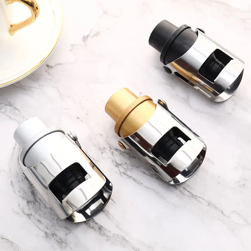 Герметичная заглушка для бутылки вина надувной замок шампанского из нержавеющей