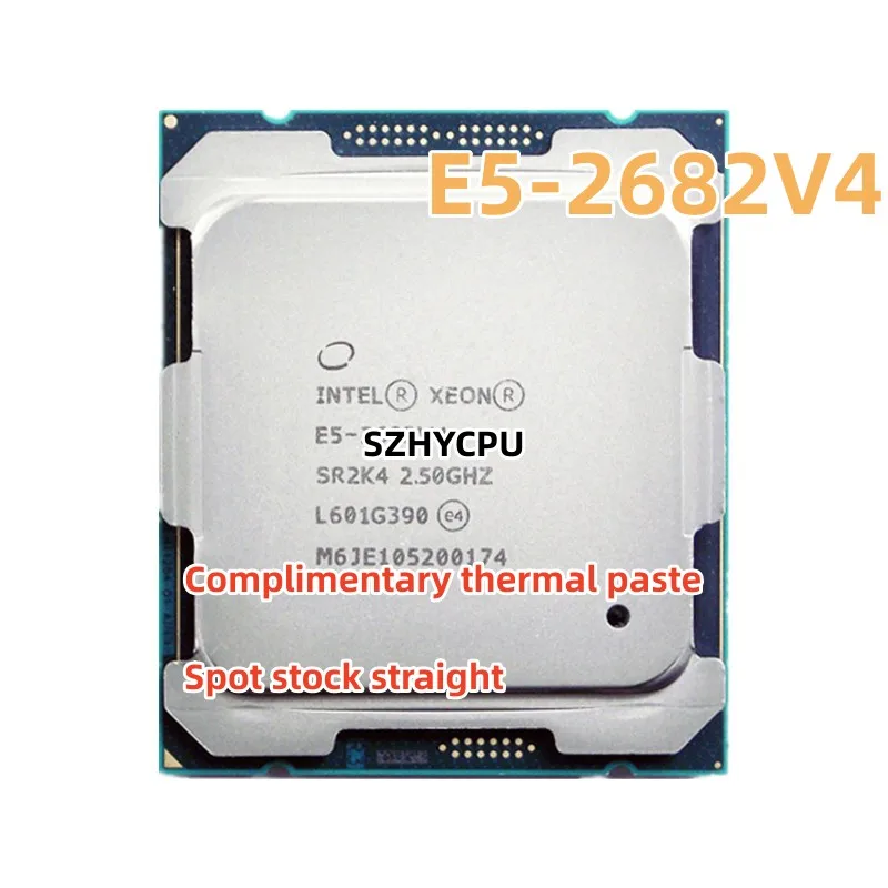 

Used INTEL XEON E5 2682 V4 CPU PROCESSOR 16 CORE 2.5GHZ 40MB L3 CACHE 120W SR2K4 LGA 2011-3