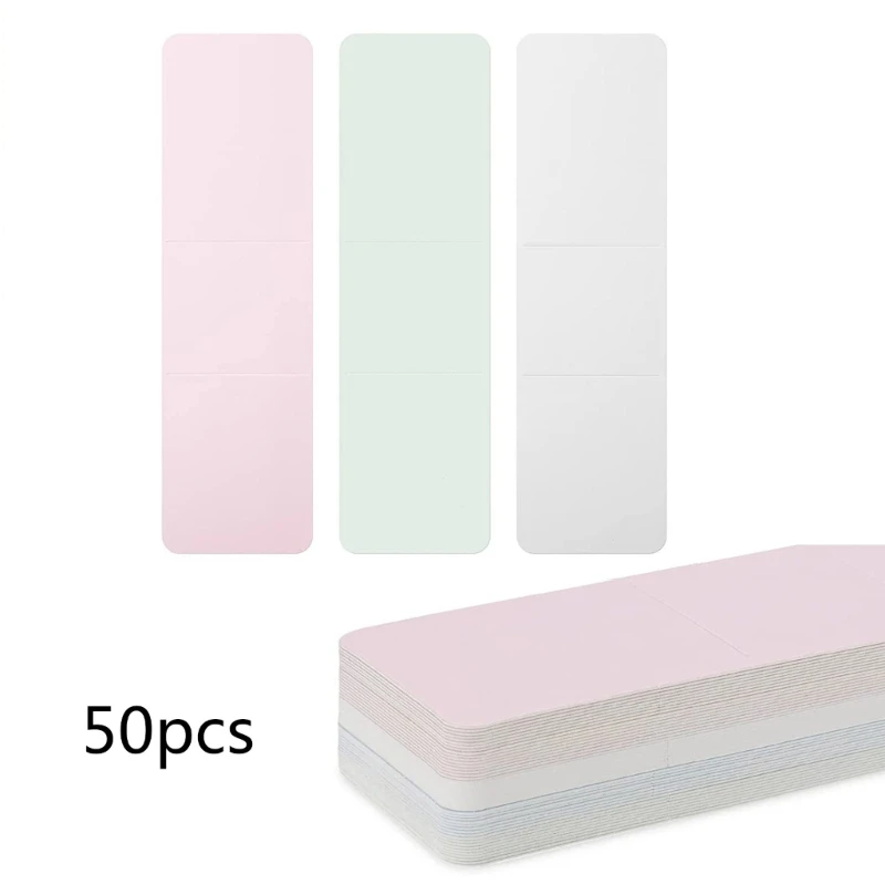 50pcs Sleeves Resin Holder DIY Blank Display Cards for Pens Wrapping Gift Drop Shipping
