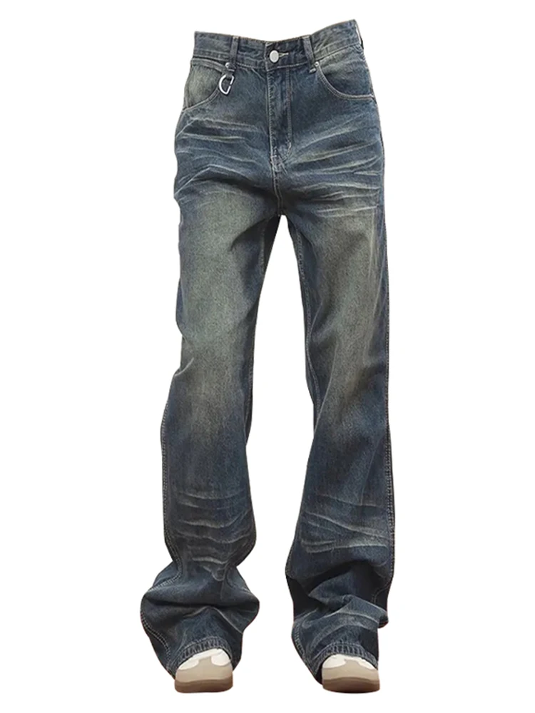 

Женские широкие брюки с завышенной талией, Винтажные эластичные брюки в стиле 90-х годов, уличная одежда, Офисная трендовая американская ретро одежда, 2023