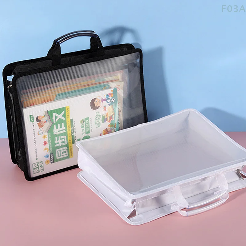 Прозрачная Сумка для документов формата А4 вместительные водонепроницаемые