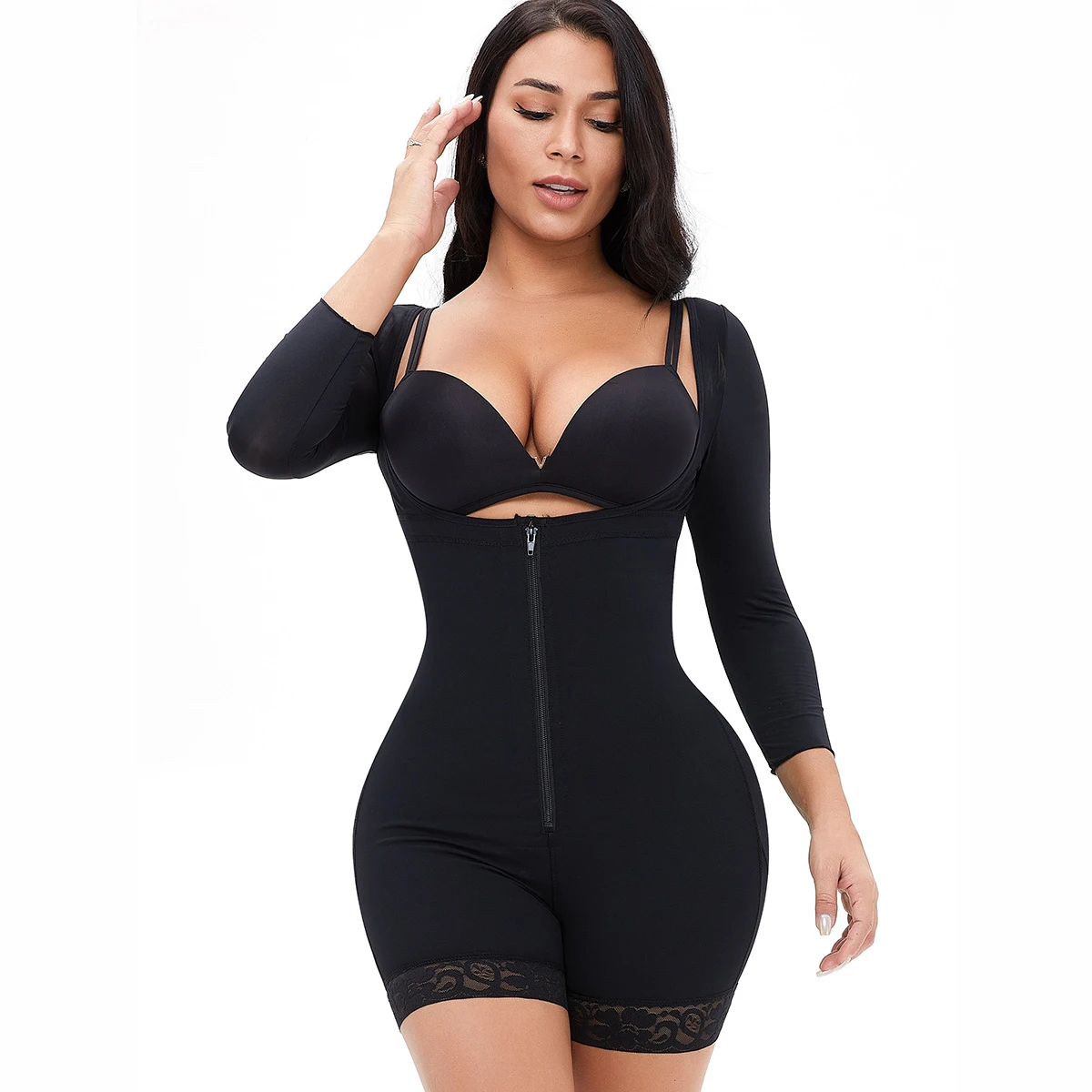 

Full Body Shaper Waist Trainer Fajas Colombianas Reductora Bodysuit Corset Skims Postpartum for Women Slimming Underwear