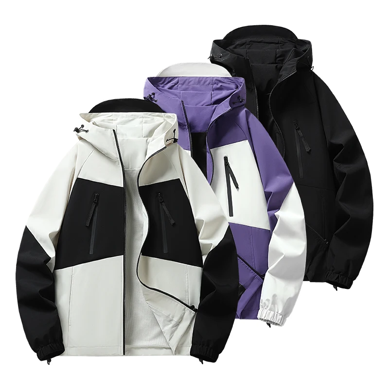 Унисекс Повседневная Легкая Водонепроницаемая Куртка Мужская Спортивная