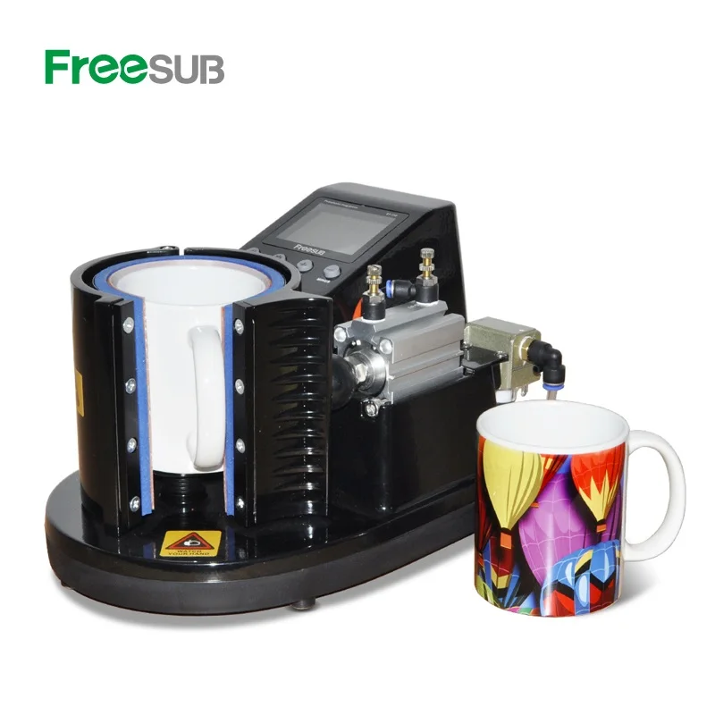 

Freesub New Arrival Pneumatic Heat Press Sublimation Machine Mug Printing Machine ST-110