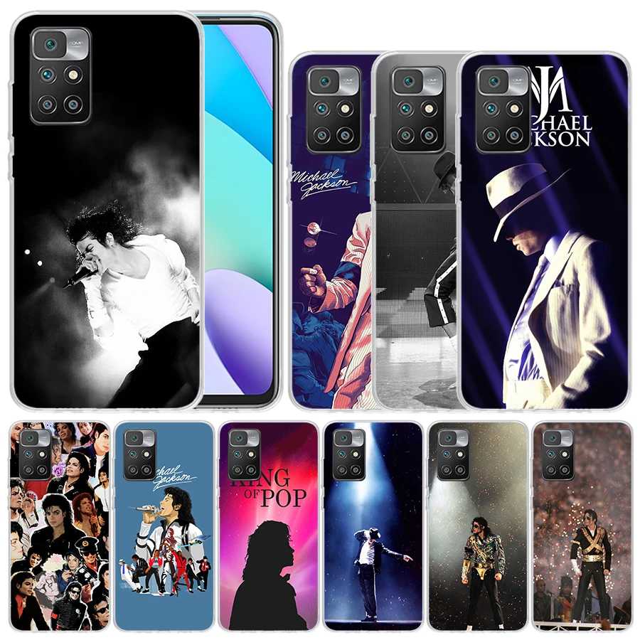 

Michael Jackson King Of Pop Soft Cover for Redmi 10 10A 10C 9 9A 9C 9T Print Phone Case 8 8A 7 7A K20 6 Pro 6A S2 K40 Pattern Co
