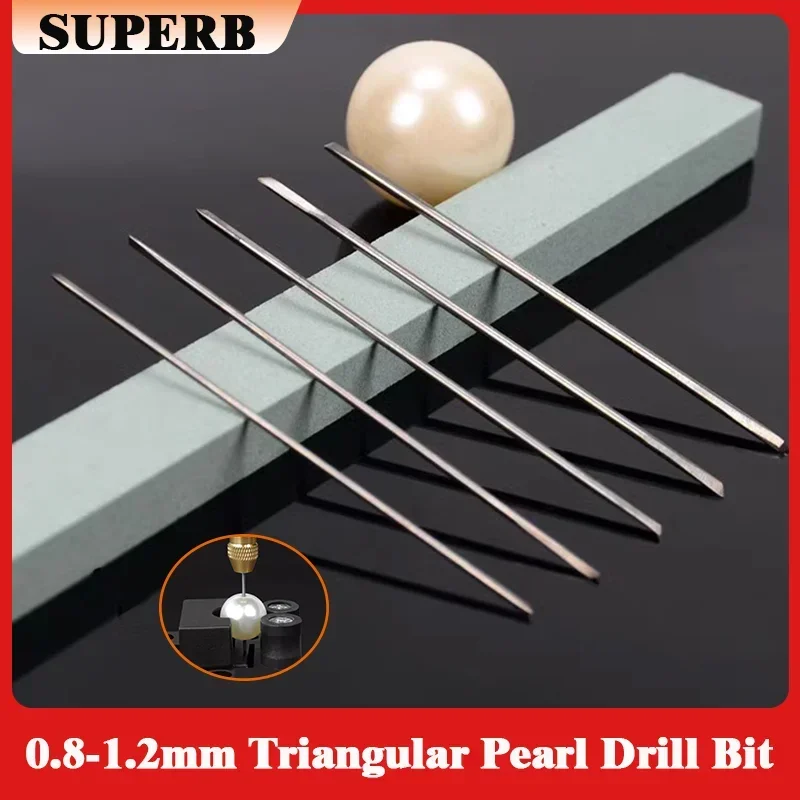 

SUPERB треугольные сверла для жемчуга из вольфрамовой стали 0,8-1,2 мм