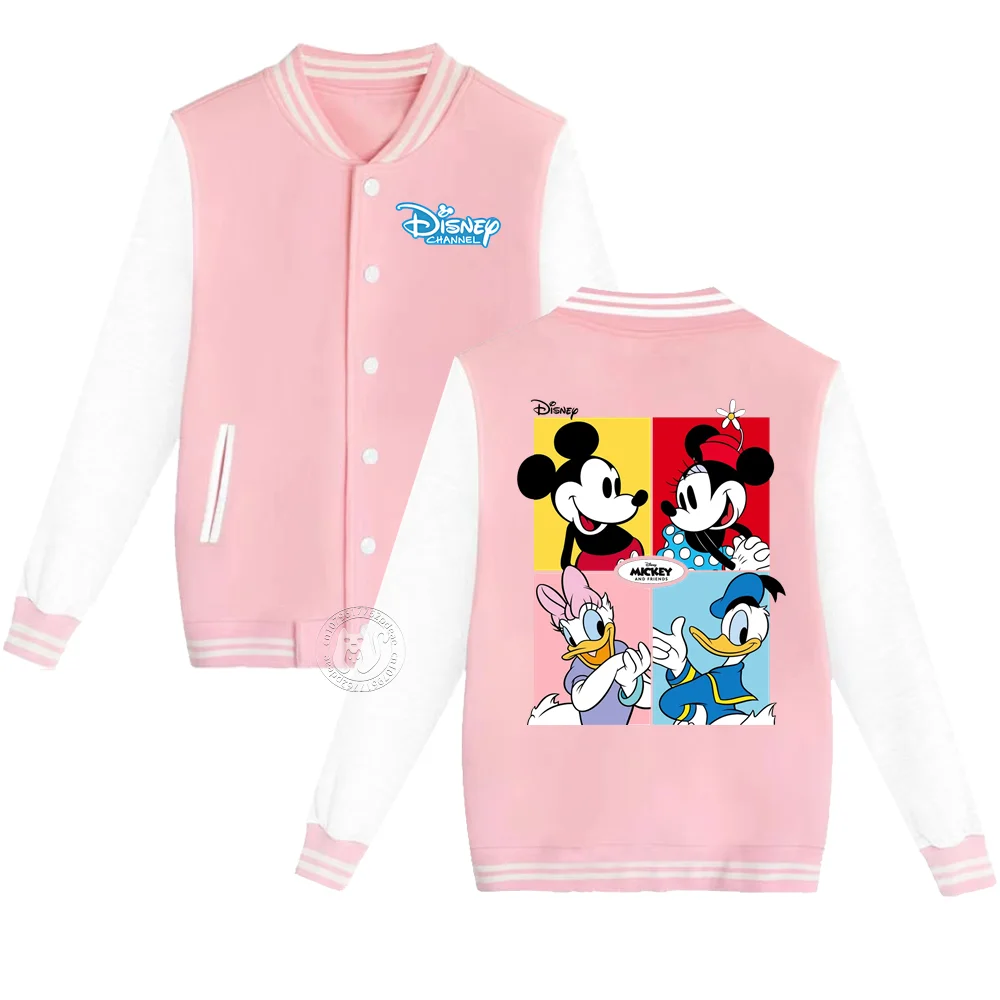 Теплая детская осенне-зимняя утолщенная бейсбольная форма с мультяшным принтом