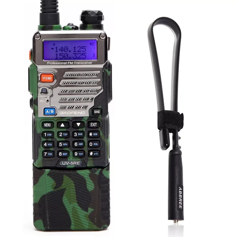 

UV-5RE рация 8 Вт мощная 3800 мАч Двухдиапазонная 10 км радиус действия cb двухсторонняя радиосвязь обновление UV 5RE + тактическая антенна