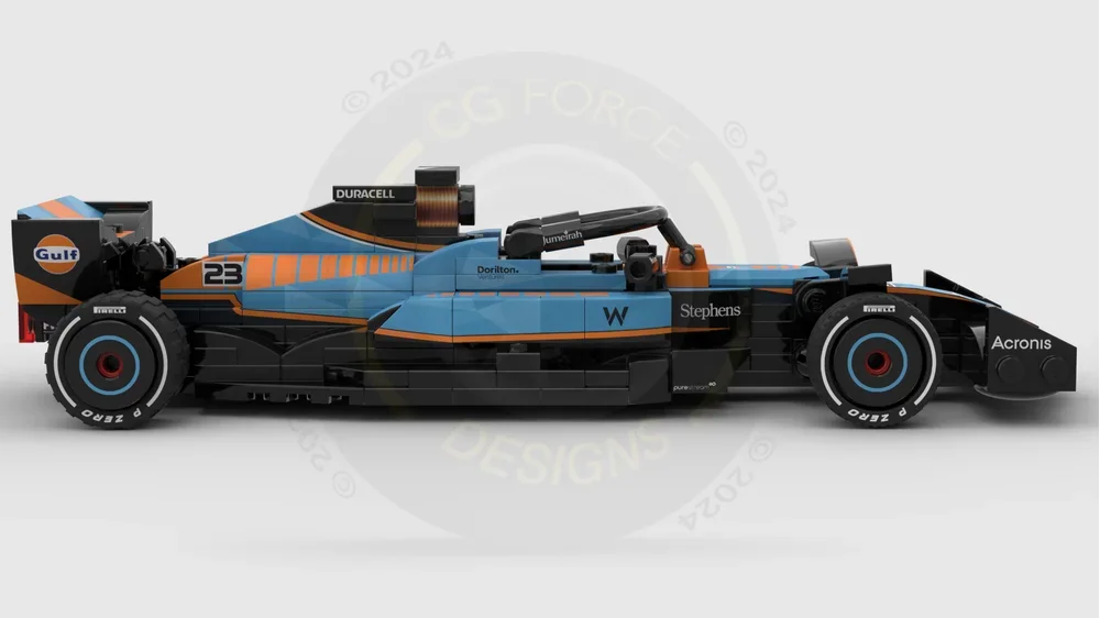 MOC- 160349 гоночный автомобиль совместимые с 309 штуками игрушечные блоки для детских