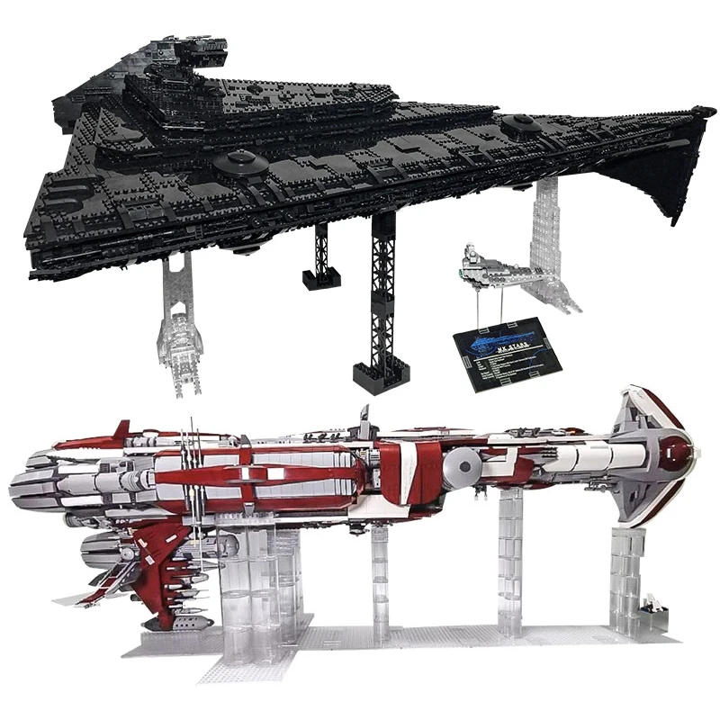 

MOC Eclipse-Class Dreadnought Model Old Republic Cruiser Set Building Blocks ISD Monarch Bricks Toys Gifts for Boys Friends