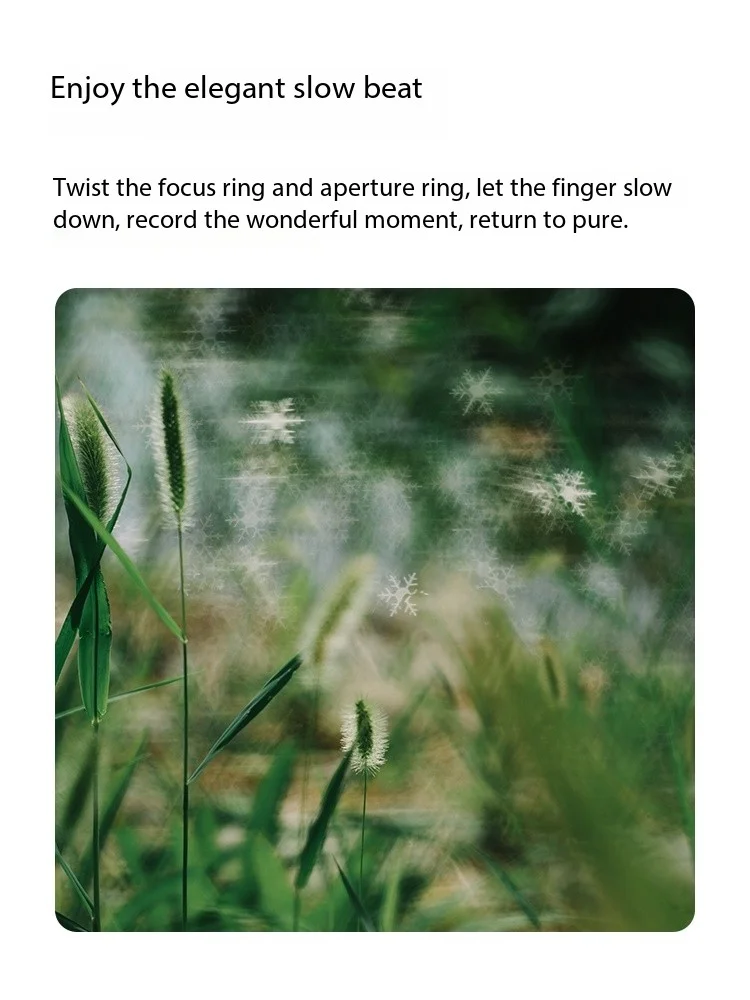 SGimage 50 мм F1.8 MF Полнокадровый объектив для портретной камеры с большой диафрагмой