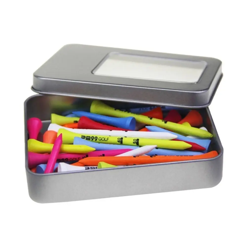 

Reduce Side Spin&Friction Random Color Golf Training Wood Golf Tees Golf Accessories Golf Ball Holder With Storage Case